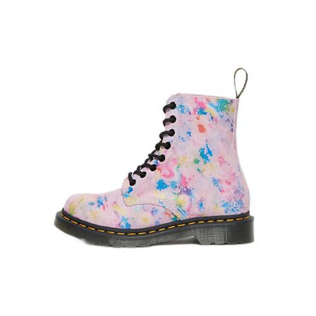 Кроссовки DR. MARTENS Кроссовки Dr.Martens 1460 Pascal Rainbow Suede Lace Up Boots Pink Womens шприц 3 х компонентный с иглой pascal паскаль 0 7x30мм 5мл 100шт