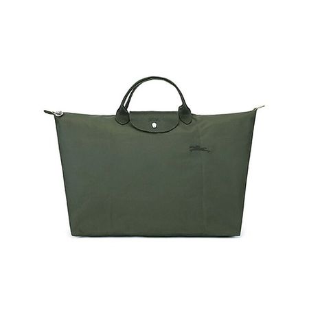 Сумка LONGCHAMP Сумка Le Pliage Green Canvas With Leather Canvas Bag Regular Women's Green
