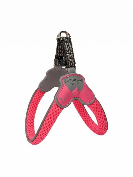 Ошейники, шлейки Cortina Мягкая шлейка, розовый (Италия) (XXS)