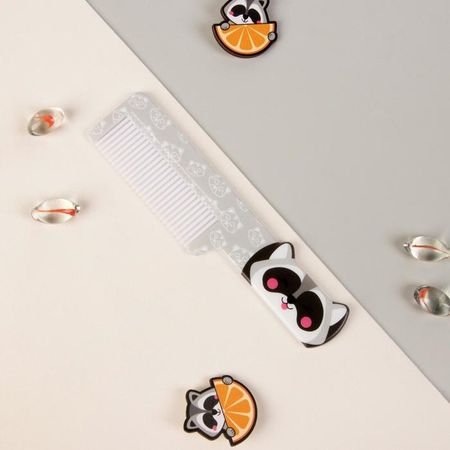 Расческа Queen fair фигурная Енот 14,5х3,5 см