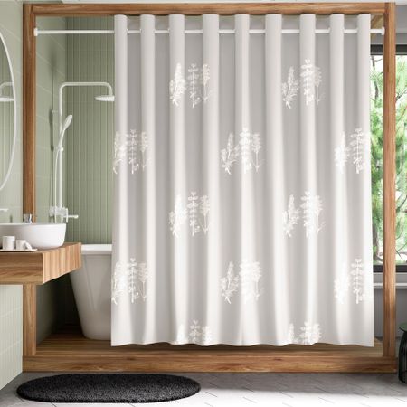 Штора для ванны WasserKraft Ohre 2000х2000 мм полиэстер серая (SC-37701) штора для ванны wasserkraft sauer 2000х1800 мм полиэстер золотая sc 79101