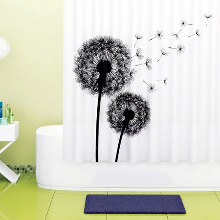 Штора для ванны WasserKraft Elbe 2000х1800 мм полиэстер белая (SC-72101)