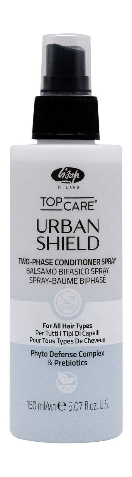 Lisap Milano Top Care Urban Shield Two-Phase Conditioner Spray комплекс для энергии с женьшенем energy complex urban formula урбан формула капсулы 60шт
