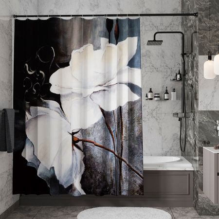 Штора для ванны WasserKraft Ammer 2000х1800 мм полиэстер разноцветная (SC-70102)