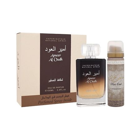 Набор парфюмерии LATTAFA Набор Ameer Al Oudh: Парфюмерная вода + Дезодорант парфюмерии lattafa   art of nature ii парфюмерная   дезодорант