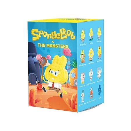 Мягкая игрушка POP MART Игрушка-сюрприз The Monsters Spongebob Series The Pumpkin Figure, 9 см