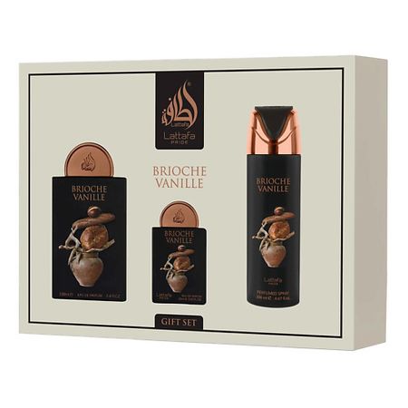 Набор парфюмерии LATTAFA Набор Brioche Vanille: Парфюмерная вода + Дезодорант