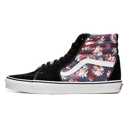 Кроссовки VANS Кроссовки SK8 HI Flowers Graffiti Black Blue Red