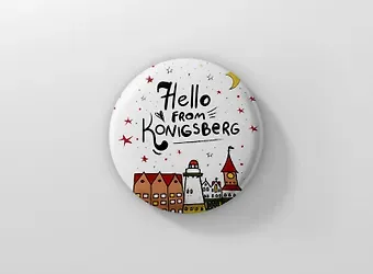 Значок Hello from Konigsberg (Калининград) (ZZS-01281)
