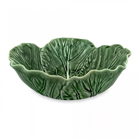 Салатник с резным краем Bordallo Pinheiro капуста 22,5 см
