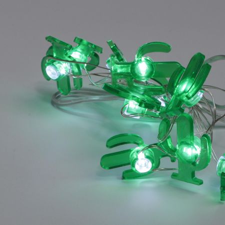 Гирлянда новогодняя Best Technology 10 LED на батарейках кактус