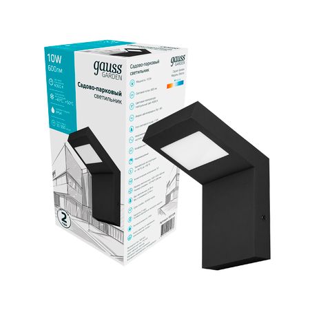 Светильник садово-парковый Gauss LED Electra, 10W, 600Lm, 4000K, 100x109x160mm мотоциклетный флэш замок для harley davidson road king electra glide ultra touring 1993 2013 00 01