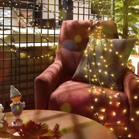 Электрогирлянда для помещений Reason 1000 led теплый белый 1,65+50 м со стартовым шнуром