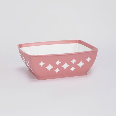 Миска Urve Plastic Star прямоугольная с крышкой, 3 л