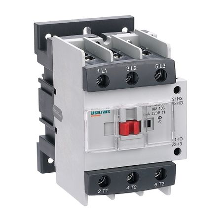Контактор модульный Dekraft КМ-103 220 В 95 А тип AC 1НО+1НЗ (22148DEK)