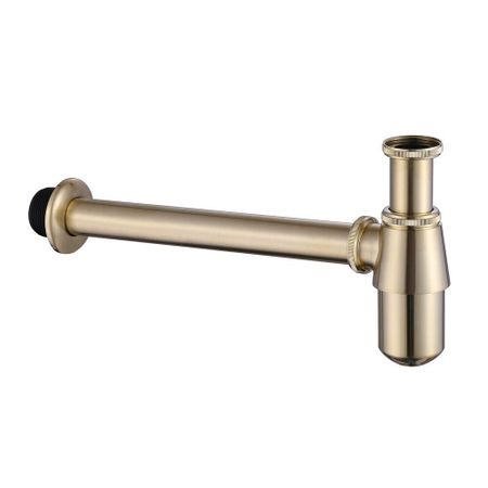 Сифон для раковины Abber 1 1/4х32 мм без выпуска с соединением 32 мм золото матовое (AF0032G)