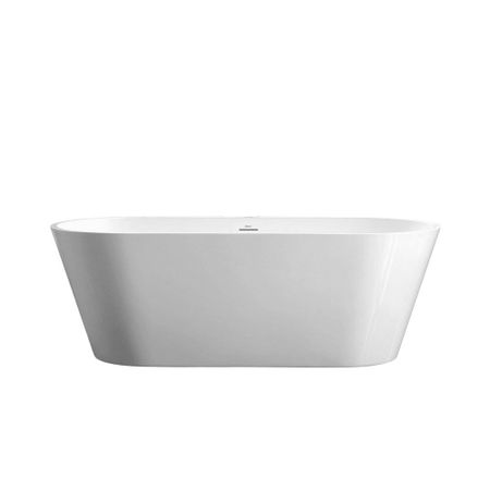 Ванна акриловая Abber 170х74 см отдельностоящая с ножками (AB9268-1.7) ванна акриловая abber 150х70 см отдельностоящая с ножками ab9222 1 5