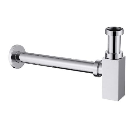 Сифон для раковины Abber 1 1/4х32 мм без выпуска с соединением 32 мм хром (AF0031)