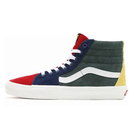 Кроссовки VANS Кроссовки Mixed Corduroy SK8 HI High Top Sneakers Green/Blue/Red