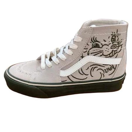 Кроссовки VANS Кроссовки SK8 HI Anti Slip Wear Resistant High Top Skateboard Shoes Gray