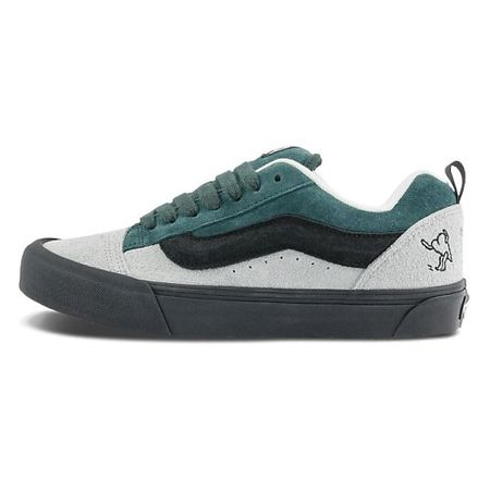 Кроссовки VANS Кроссовки Knu Skool Anti-Slip Wear-Resistant Low-Top Skateboard Shoes Gray Green