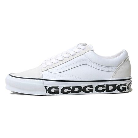 Кроссовки VANS Кроссовки Old Skool Commes Des Garcons White парфюмерная comme des garcons парфюмерная wonderoud
