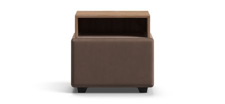 Тумба BOSS велюр MONOLIT Мокко, Орех Селект