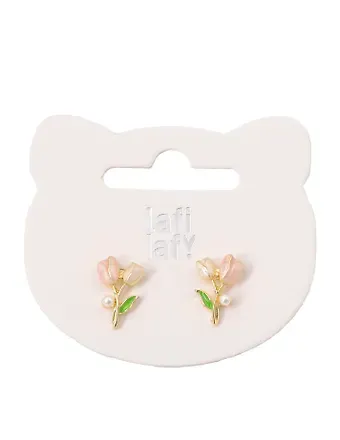 Сережки Букеты (2шт) (латунь) (12-253004-С59) (Lafilaf)