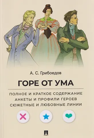 Александр Сергеевич Грибоедов Горе от ума. Полное и краткое содержание. Анкеты и профили героев. Сюжетные и любовные линии