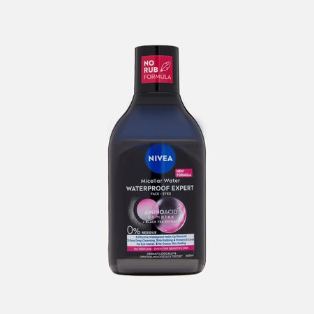 Вода мицеллярная Nivea Waterproof expert для стойкого макияжа 400 мл
