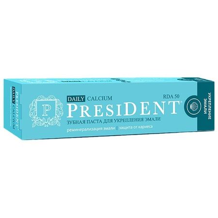 Паста зубная President calcium 68г