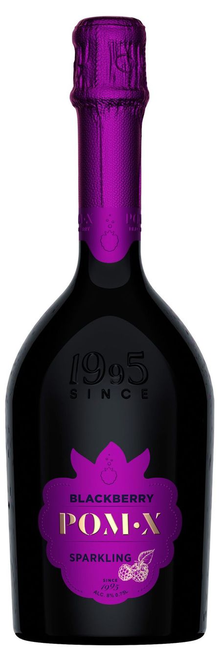 Плодовый алкогольный продукт Pom-X полусладкий с ежевикой Армения, 0,75 л