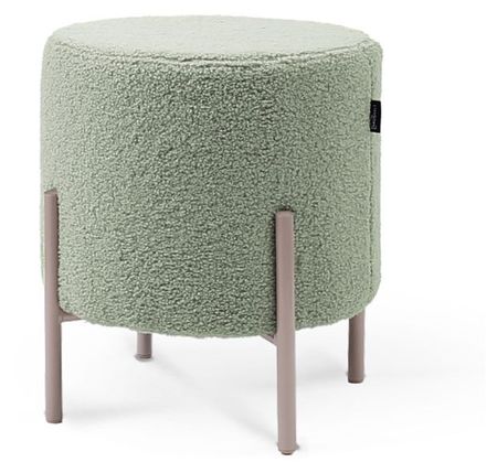 Пуф букле Оливковый, 38,5х38,5х41 см