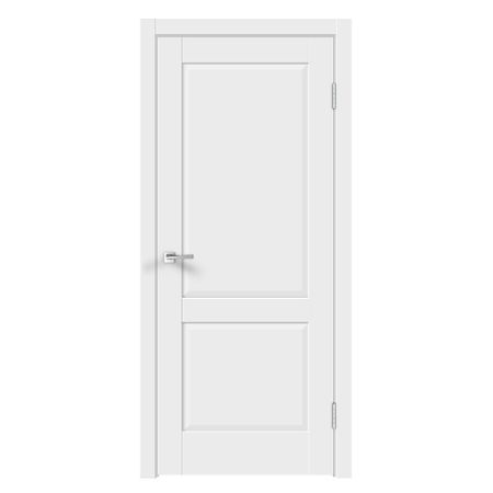 Дверь межкомнатная Эйви 600х2000 мм ПВХ пленка белый эмалит глухая