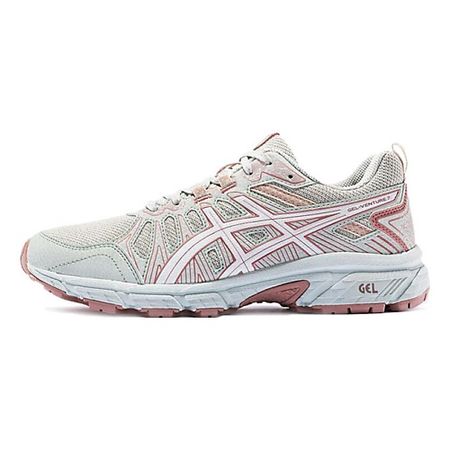 Кроссовки ASICS Кроссовки Gel Venture 7 Mx White Pink Off Road Sneakers трос сцепления lw для мотоциклов harley road king flhr 96 99 dyna wide fxdwg 1993 2005 softail flhtc 1987 1995 flstn 1993 1996