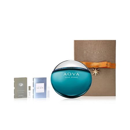 Набор парфюмерии BVLGARI Набор Aqva Pour Homme + пробники