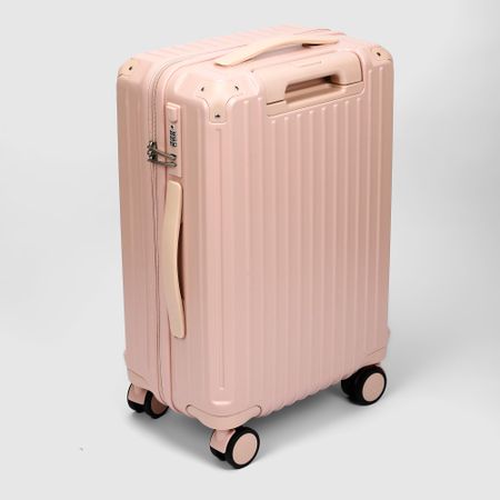 Чемодан Zhongshan Silk размер 20, розовый