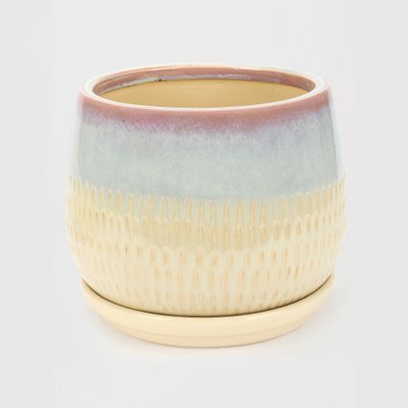 Горшок для цветов с поддоном Viet Thanh Градиент d25