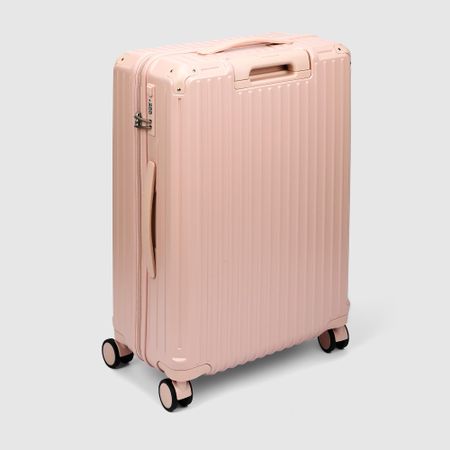 Чемодан Zhongshan Silk размер 24, розовый