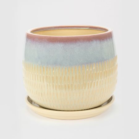 Горшок для цветов с поддоном Viet Thanh Градиент d34