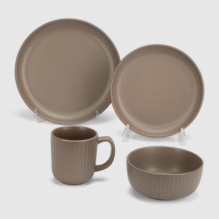 Набор посуды White Rabbit Mocco 16 предметов