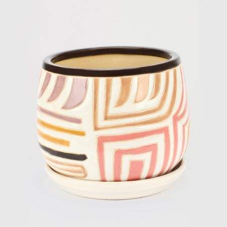 Горшок для цветов с поддоном Viet Thanh Африка d25