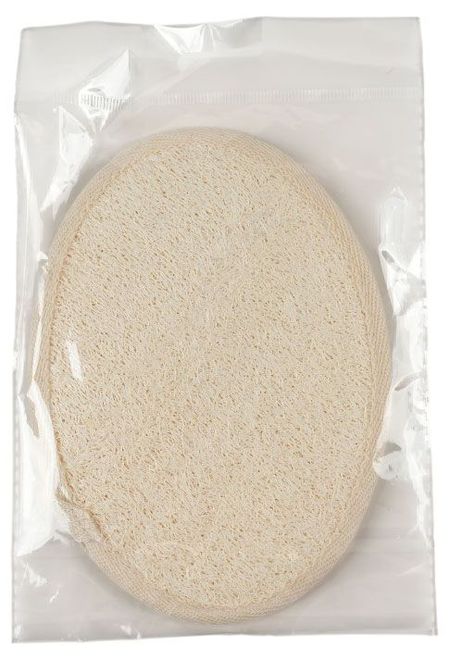 Мочалка для тела овал, 18х13 см