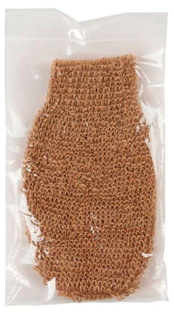 Мочалка для тела варежка, 21х11 см