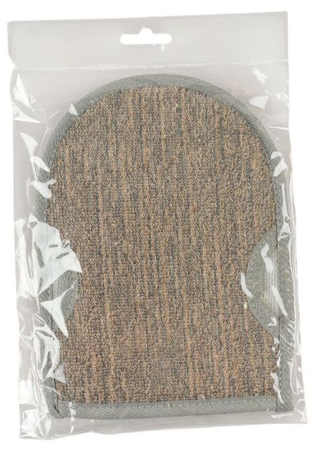 Мочалка для тела варежка, 21х15,5х1 см