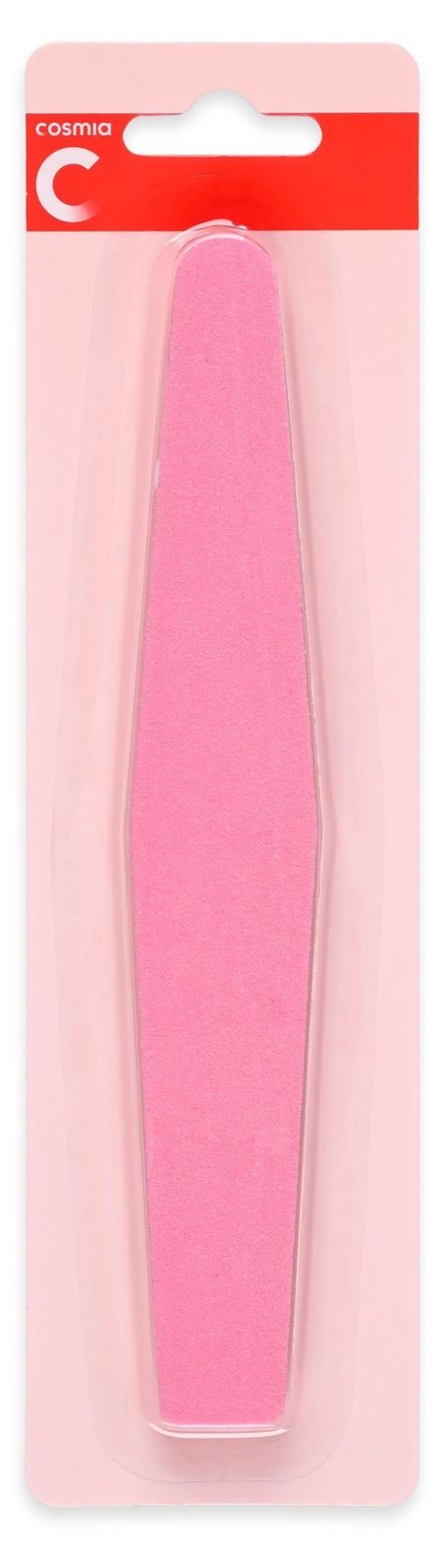 Пилка для ногтей Cosmia розовая, 1 шт