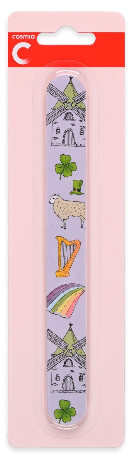 Пилка для ногтей Cosmia овальная, 1 шт