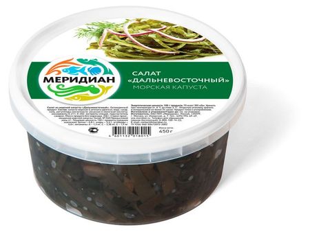 Салат из морской капусты Меридиан Дальневосточный, 450 г