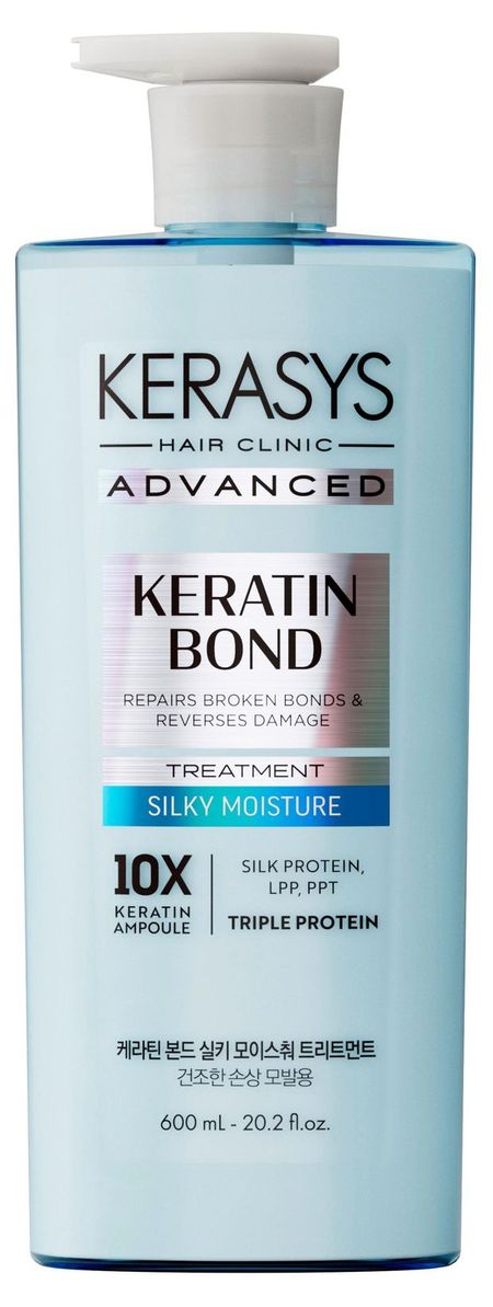 Бальзам для волос Kerasys Advanced Keratin Blond Увлажнение с керамидами для сухих волос, 600 мл
