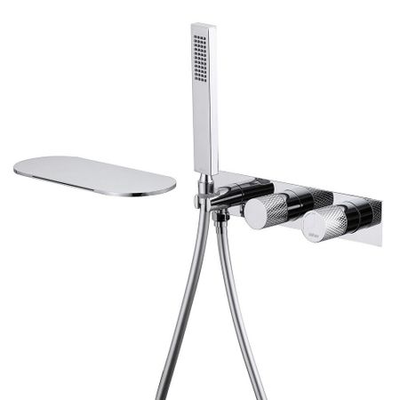 Смеситель для душа встраиваемый Abber Rund с лейкой хром (AF8731)